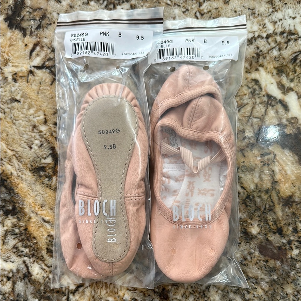Bloch Giselle Pink Ballet Shoes (one pair)